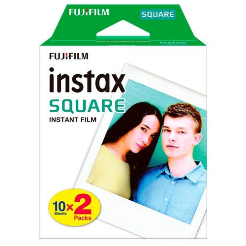 Fujifilm Картридж для фотоаппарата Fujifilm INSTAX SQUARE 10x2 instax square film white border 10 shot pack