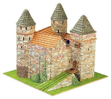 Сборная модель из керамики Domus Kits (Испания), Средневековый замок №5 Stolzeneck, М.1:87