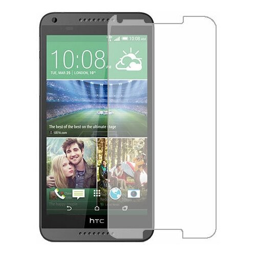 HTC Desire 816 защитный экран Гидрогель Прозрачный (Силикон) 1 штука