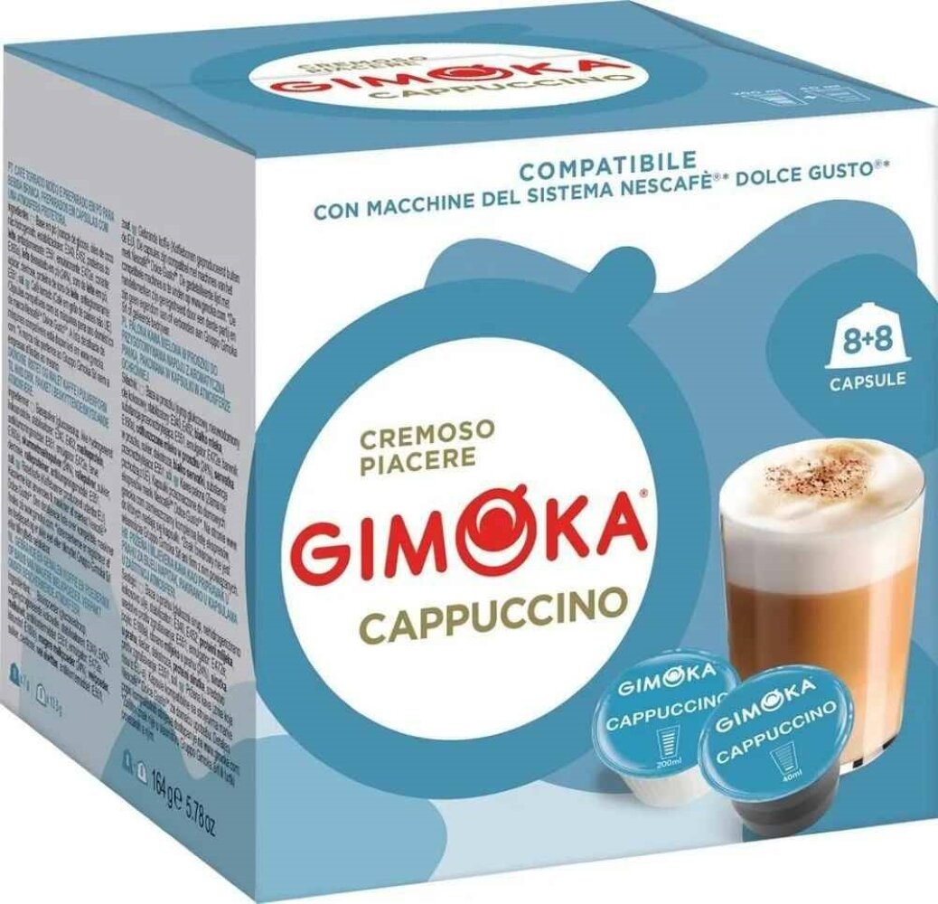 Кофе в капсулах Dolce Gusto Gimoka Cappuccino 16 шт