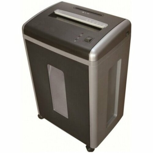 Уничтожитель документов Bulros 6206MD, 2x6 мм, чёрный/сереб. окантовка