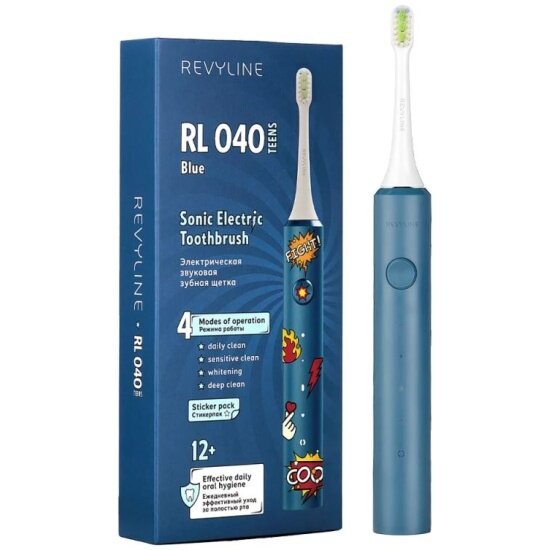 Зубная щётка электрическая Revyline Teens RL 040 голубой