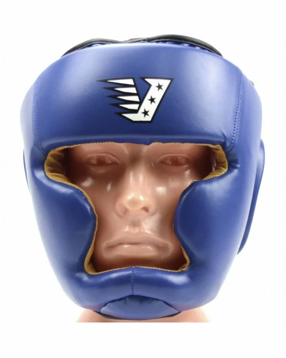 Шлем боксерский тренировочный "Velo 3 flex" - размер XL / закрытый / синий