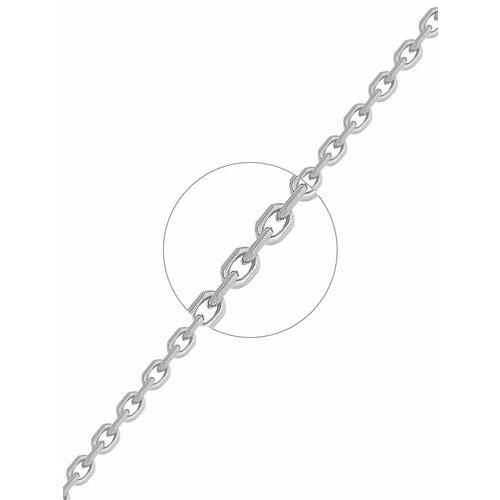 Цепь VALTERA, серебро, 925 проба, длина 55 см, средний вес 13.31 г, серебряный цепочка декоративного плетения из серебра
