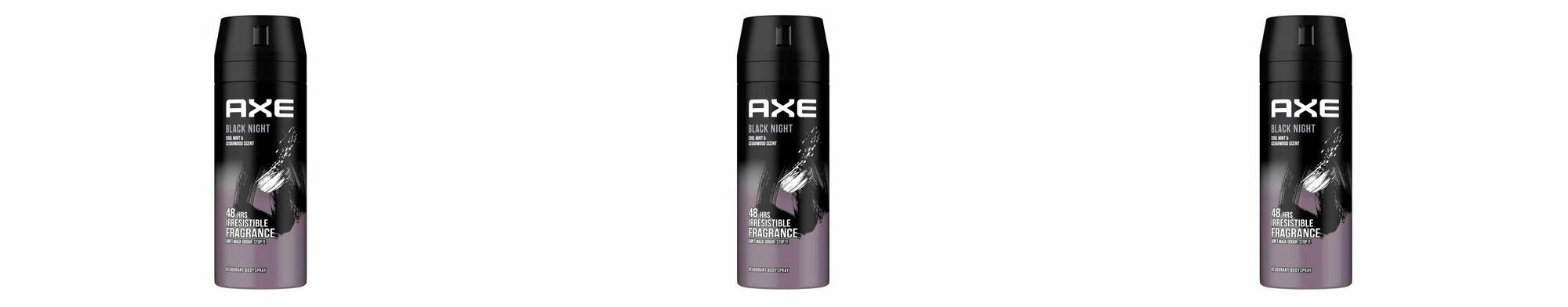 Axe Дезодорант-спрей мужской Black night, 150 мл, 3 шт