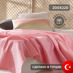 Плед для дивана, на кровать ADELE 160x220 см, розовый, Турция