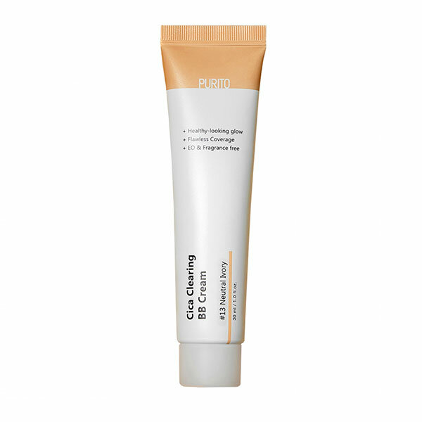 Purito BB крем Cica Clearing, SPF 38, 30 мл, оттенок: 13 neutral ivory, 1 шт.