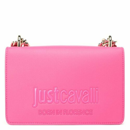 Сумка кросс-боди Just Cavalli, фуксия сумка just cavalli черный