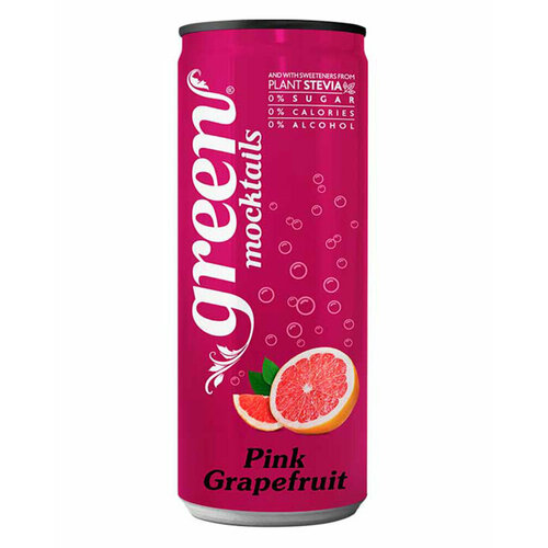 Напиток Green без сахара Грейпфрут 0,33 л - 12 шт