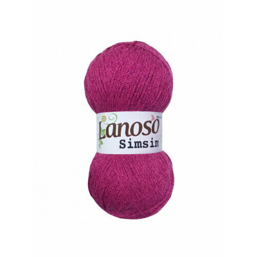 Lanoso Sim Sim 950 яркий розовый пряжа lanoso пряжа lanoso kybele цвет 909 темно серый