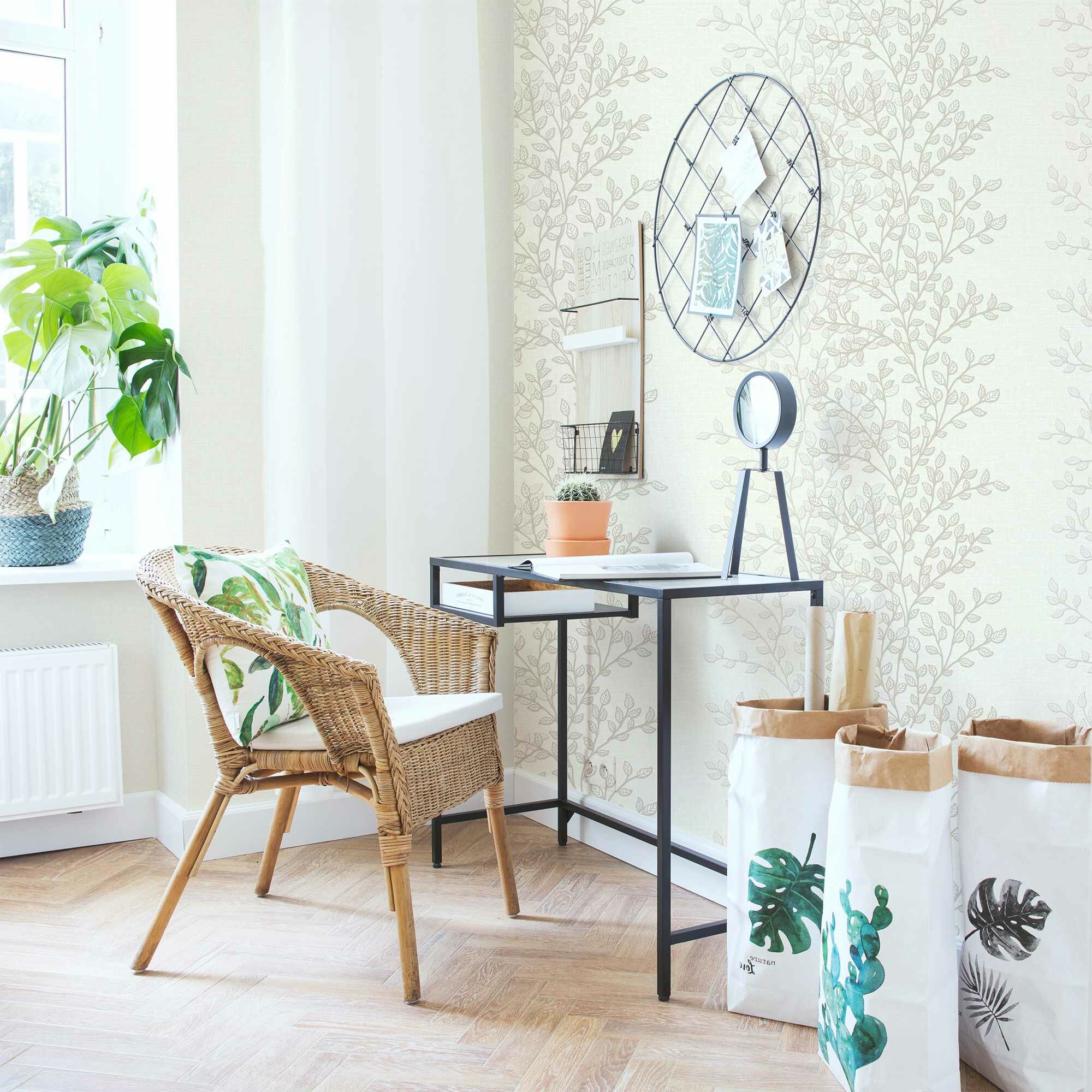 Обои флизелиновые Euro Decor Thea белые 1.06 м 7014-00 - фото №4