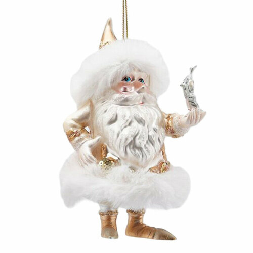 EDG Стеклянная елочная игрушка Санта с другом - Мулен де ла Галетт 14 см, подвеска 685406,95
