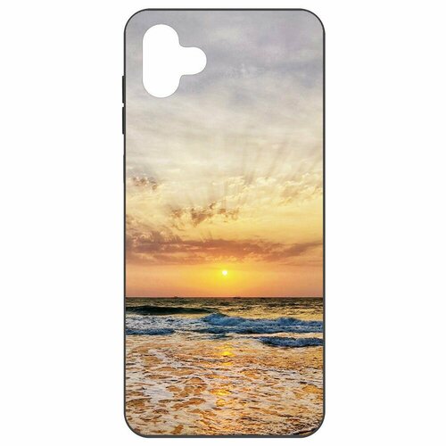 Чехол-накладка Krutoff Soft Case Индия, Пляжи Гоа для Samsung Galaxy M04 (M045) черный чехол накладка krutoff soft case барбиленд для samsung galaxy m04 m045 черный