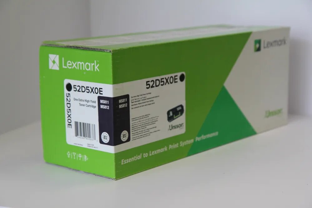 Картридж черный Lexmark 52D5X00 (52D5X0E) сверхвысокой емкости (45К), оригинальный