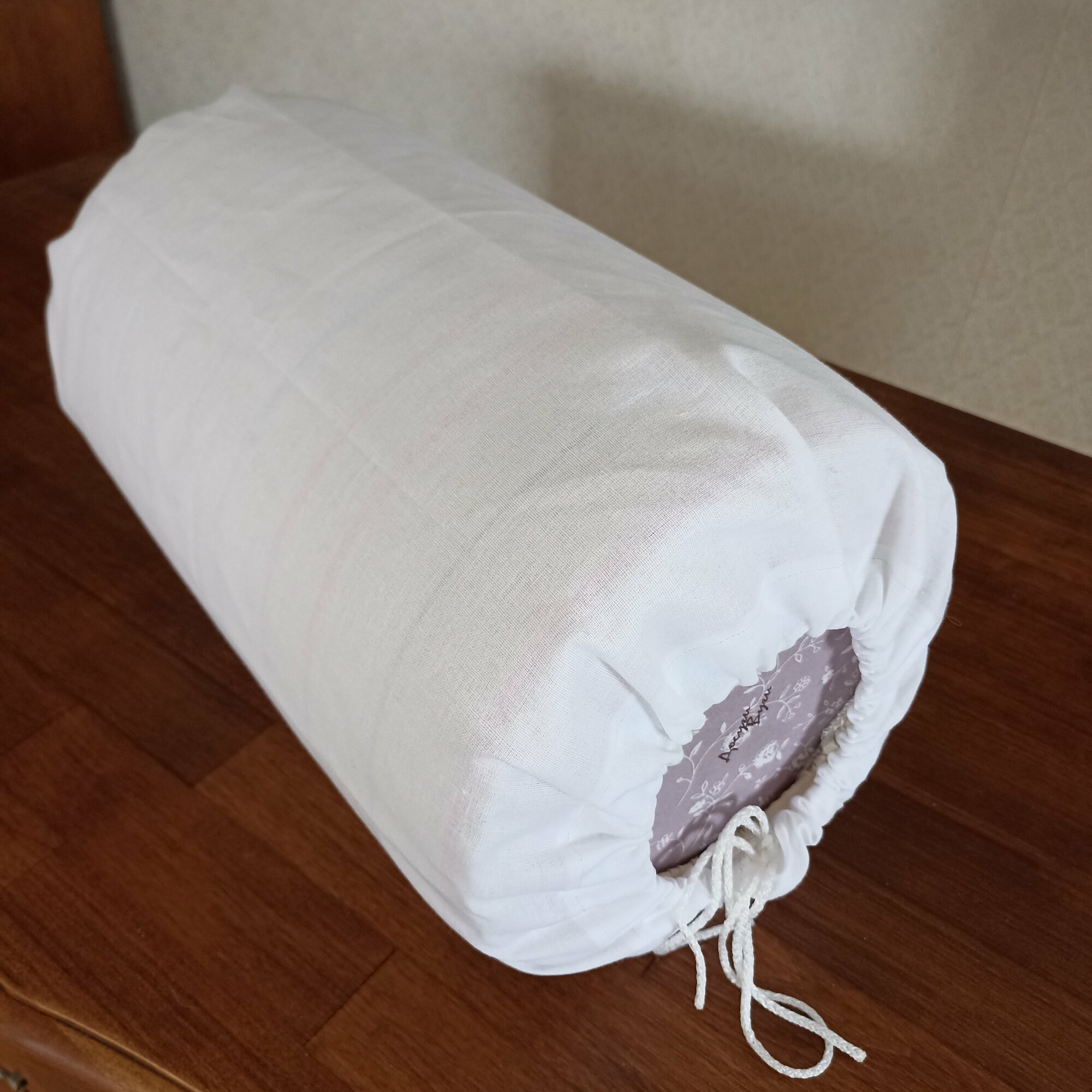 Чехол на подушку для кружевоплетения 24х37 см, из светлой ткани производство Досугивуги.
