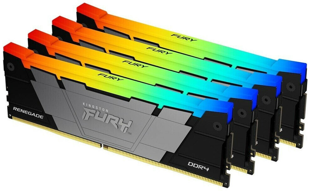 Оперативная память 64Gb DDR4 3200MHz Kingston Fury Renegade (KF432C16RB12K4/64) (4x16Gb KIT)