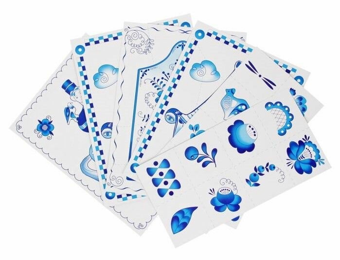 Развивающая игра "Гжель" — фото 1