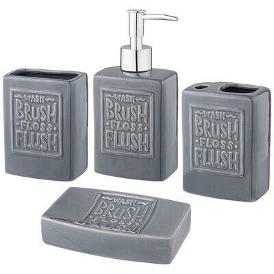 Набор для ванной комнаты Lefard 4 пр 370 мл 82х57х18 см