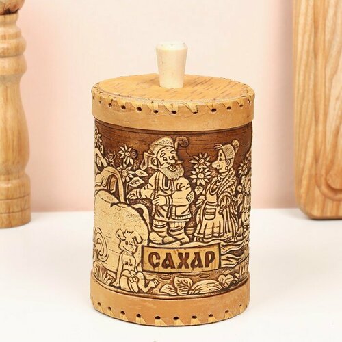 SUI Туес Деревня сахар 10 х 10 х 14 см 1766₽