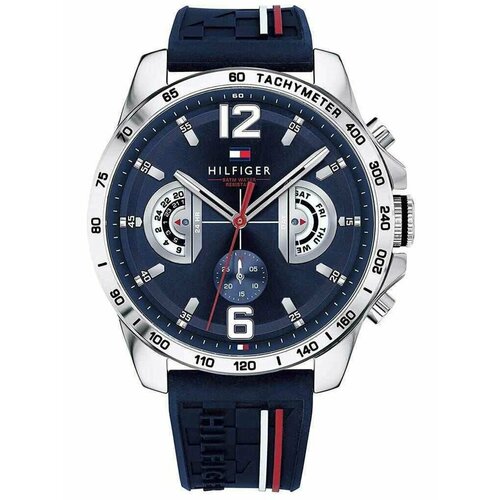 Наручные часы TOMMY HILFIGER, серебряный, синий