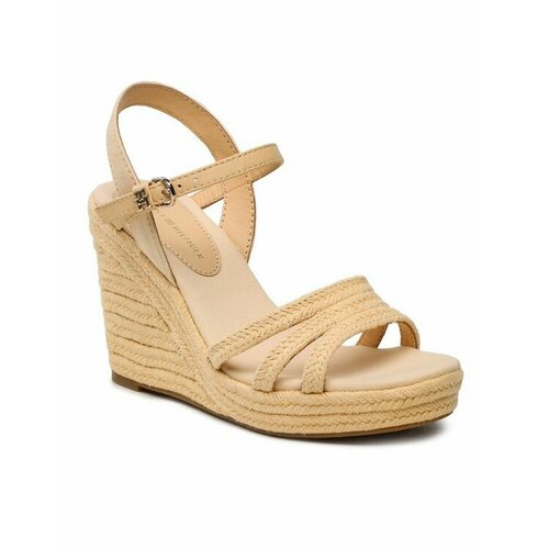 Босоножки TOMMY HILFIGER, размер EU 41, бежевый босоножки ecco shape 35 wedge sandal