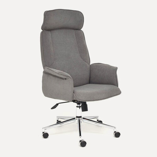 Изображение товара Кресло офисное Tetchair CHARM флок , серый, 29