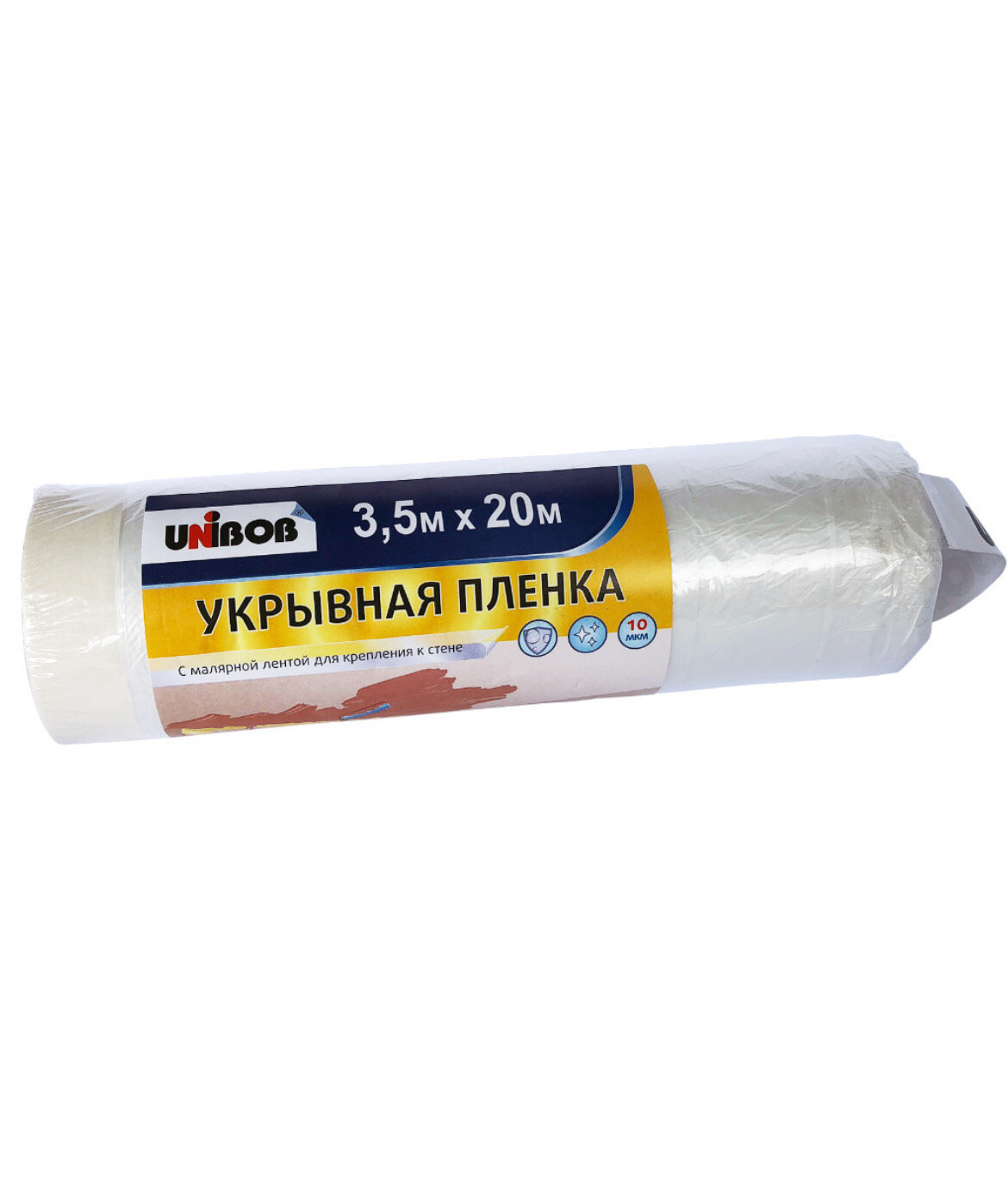 Защитная пленка UNIBOB 78980, 20 м х 3.5 м, прозрачный