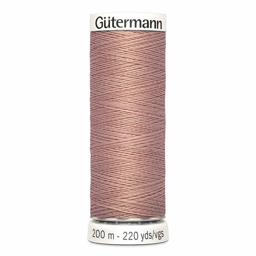 фото Нитки швейные gutermann sew-all 748277 для всех материалов, 200 м, 100% полиэстер (991 розово-бежевая пудра), 5 шт