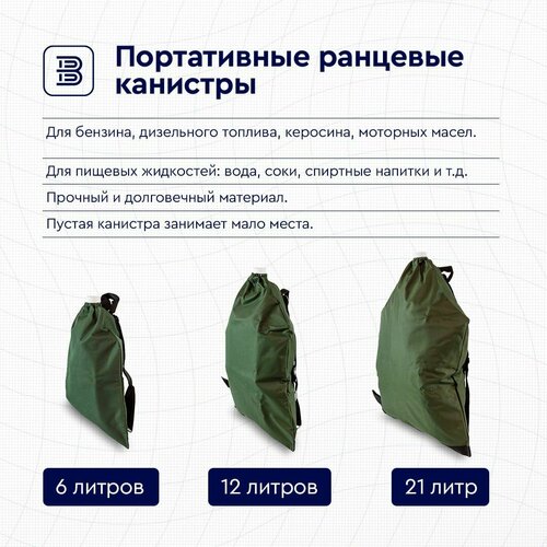 Канистра ранцевая 21 литр PRK-21 4368₽