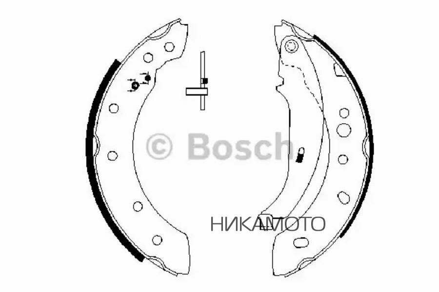 Тормозные колодки Bosch - фото №1