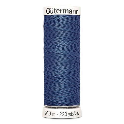 Нить универсальная Gutermann Sew All, 200 м, 100% полиэстер, зелено-синий 435