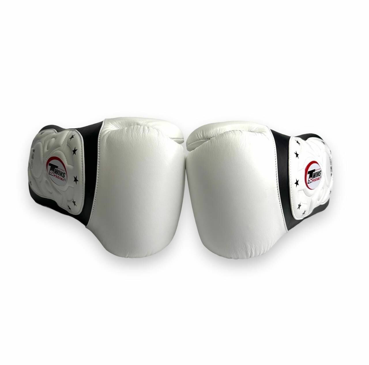 Боксерские перчатки Twins BGVL6 MK black white 14 унций — фото 1