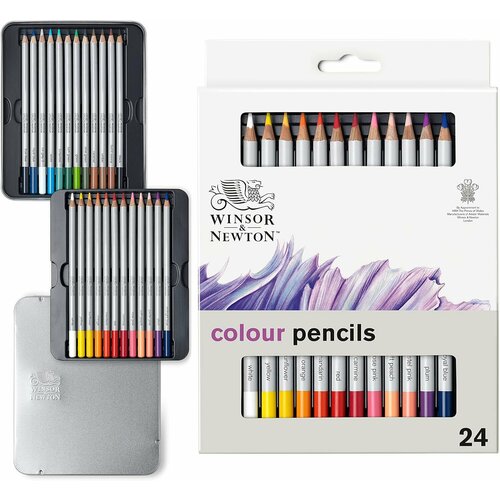 Набор цветных карандашей WinsorNewton 24 штуки 3200₽
