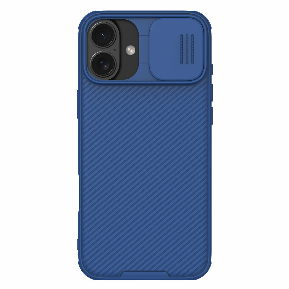 Накладка Nillkin Cam Shield Pro пластиковая для iPhone 16 Blue  синяя 