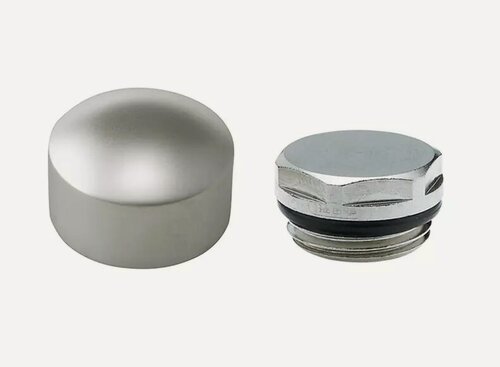 Изображение товара Заглушка с декоративным колпачком Hummel Designtechnik 1/2", матовый хром