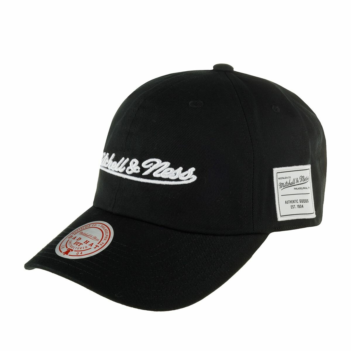 Бейсболка Mitchell & Ness Базовая коллекция для мужчин и женщин, размер 0, черный
