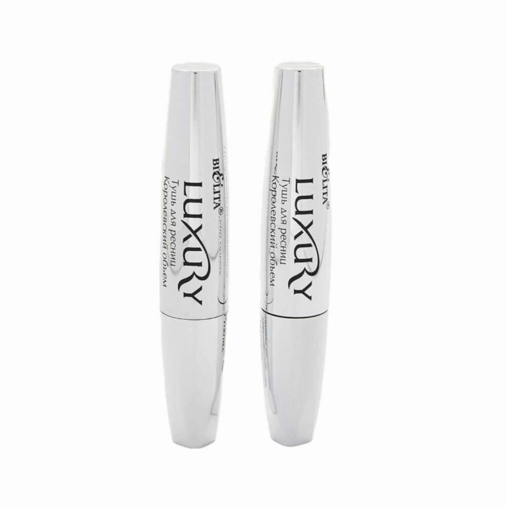 Белита Тушь для ресниц LUXURY Королевский объём чёрная, 2 ШТ