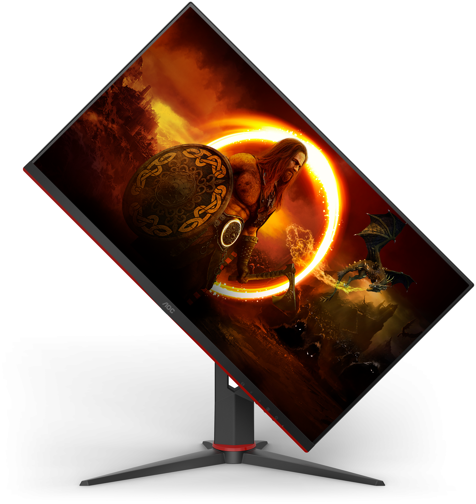 Монитор 27" AOC Q27g2s черный/красный IPS LED 1ms 16:9 Hdmi матовая HAS Piv 1000:1 350cd 178гр/178гр . — фото 1