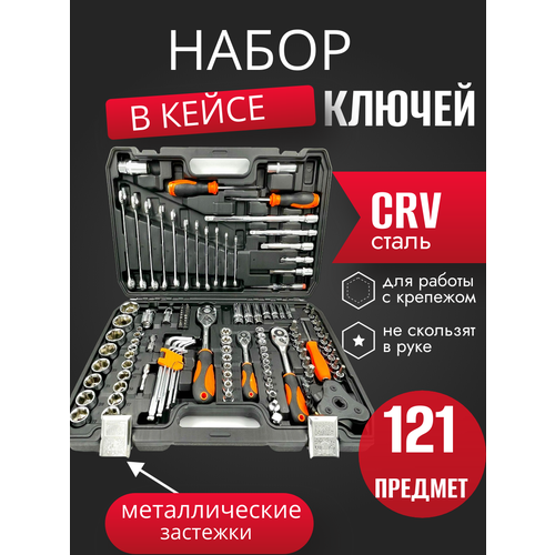 Набор ключей на 121 предмет SATVPRO