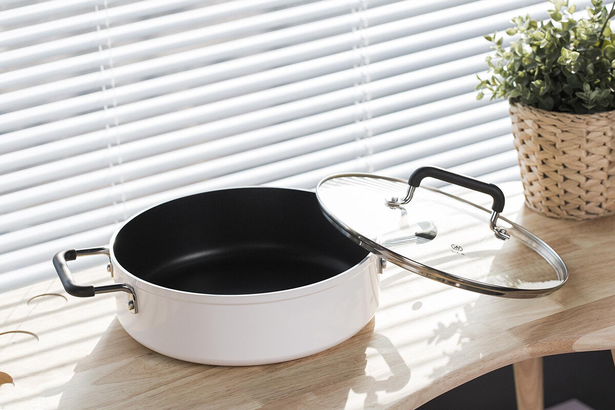 Картинки 2 в 1 Кастрюля-сковорода для индукционных плит 4л , 26см Induction Cooker (GJT02CM)