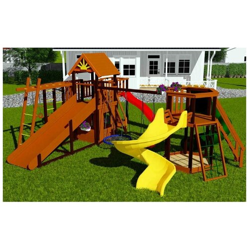 Игровой комплекс Markvel Марк 8 (спортивно-игровая площадка для дачи и улицы)