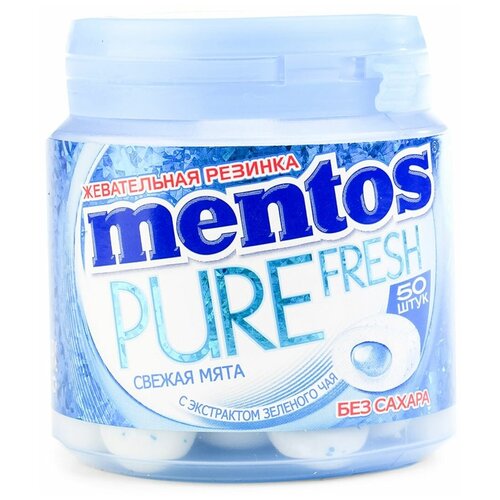 фото Жевательная резинка mentos свежая мята 100 г