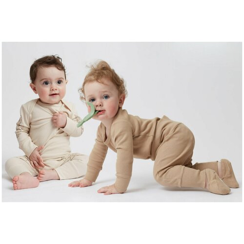 фото "90097, ползунки (штанишки) happy baby набор 2 шт., beige&milky, 68"