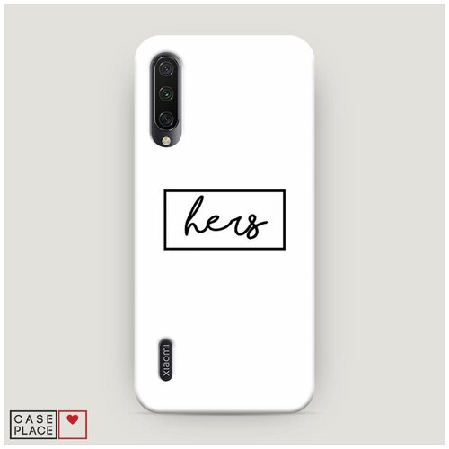 фото Чехол пластиковый xiaomi mi a3 hers case case place