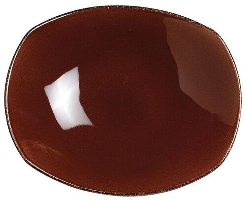 Тарелка глубокая овальная «Террамеса мокка», 0,75 л, коричневый, фарфор, 11230587, Steelite