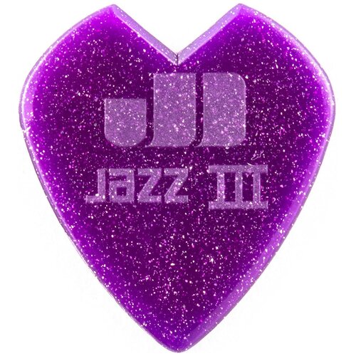 47PKH3NPS Kirk Hammett Jazz III Медиаторы, 6шт, толщина 1.38мм, Dunlop медиаторы толщина 1 4 мм 3 шт dunlop primetone jazz iii 518p140 3pack