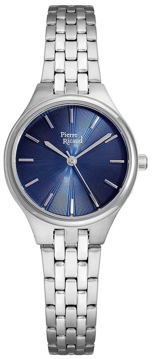 Наручные часы Pierre Ricaud Bracelet, серебряный, синий