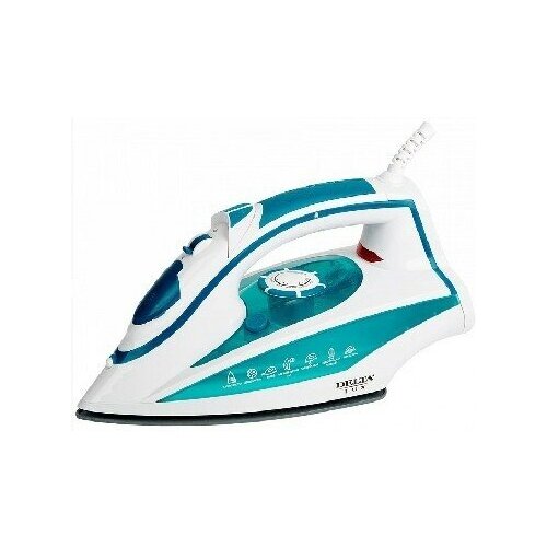 Утюг DELTA LUX DL-352 белый с бирюзовым 1136337 165100₽