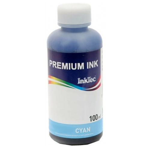 чернила для epson inktec e0010 100mc cyan голубой 100 ml Чернила для Epson InkTec E0010-100MC Cyan (Голубой) 100 ml