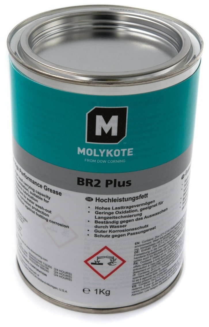 Пластичная смазка Molykote BR2 Plus, 1 кг 4112543